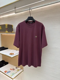 DOLCE & GABBANA T-shirts & Vests Cotton (Burgundy) 44-50 A1520260613102279