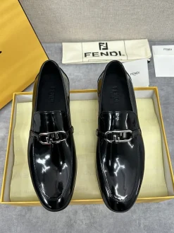Alternative view of FENDI Flats & Loafers Patent Leather (Black) EU39-44 D30202606030959169