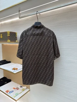 Alternative view of FENDI Shirts & Polos Cotton (Brown-Black) 38-41 B00202606130353109