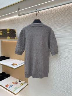 Alternative view of FENDI Shirts & Polos Knit (Gray) 48-54 A8520260613054499