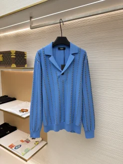 FENDI Sweaters & Knitwear Knit (Blue-Brown) S-XL B50202606130651119