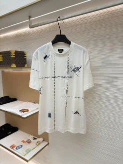 FENDI T-shirts & Vests Cotton (White-Blue-Green-Red) XS-L A4520260613061189