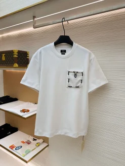 FENDI T-shirts & Vests Cotton (White) S-XL A2520260613032379