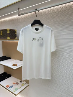 FENDI T-shirts & Vests Cotton (White) XS-L A3020260613047489