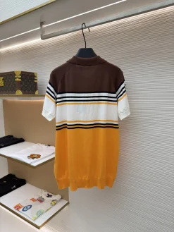 Alternative view of FENDI T-shirts & Vests Knit (Brown-White-Black-Orange) S-XL B25202606130532109