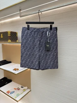 FENDI Trousers & Shorts Cotton (Blue-Grey) 48-54 A8520260613048799