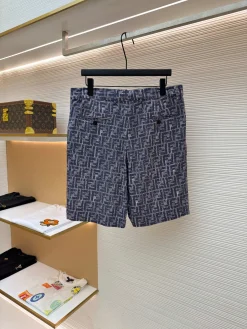 Alternative view of FENDI Trousers & Shorts Cotton (Blue-Grey) 48-54 A8520260613048799