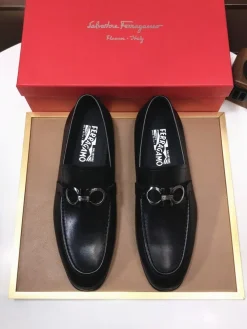 FERRAGAMO Flats & Loafers Leather (Black) EU38-45 B50202606031020119