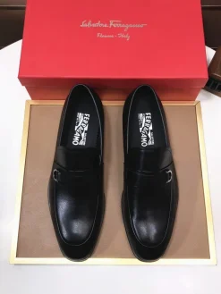 FERRAGAMO Flats & Loafers Leather (Black) EU38-45 B50202606031021119