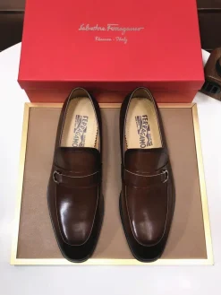 FERRAGAMO Flats & Loafers Leather (Brown-Black) EU38-45 B50202606031010119