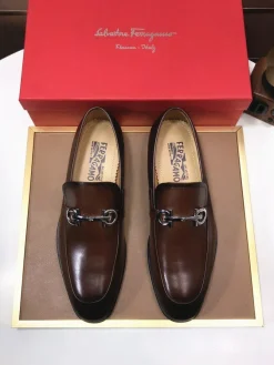 FERRAGAMO Flats & Loafers Leather (Brown) EU38-45 B50202606031013119