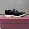 FERRAGAMO Flats & Loafers Patent Leather (Black-White) EU38-44 B70202606030992119