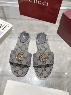 Alternative view of GGDB Slides & Slippers Canvas (Beige-Blue) EU36-42 A7020260603103689
