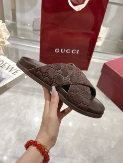 GGDB Slides & Slippers Suede (Brown) EU36-47 A7020260603103789