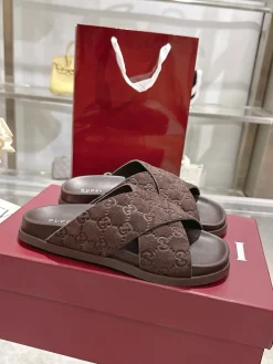 Alternative view of GGDB Slides & Slippers Suede (Brown) EU36-47 A7020260603103789