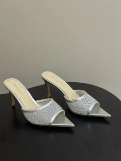 GIANVITO ROSSI Sandals & Mules Leather (Silver) EU35-39 B70202606031053119