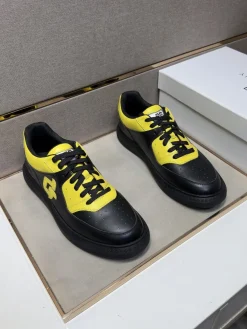 Alternative view of GIVENCHY Sneakers & Trainers Leather (Black-Yellow) EU39-44 B80202606031083129