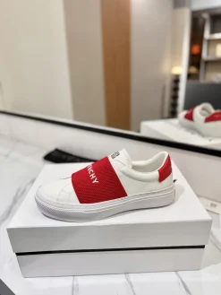GIVENCHY Sneakers & Trainers Leather (White-Red) EU35-46 B90202606031127129