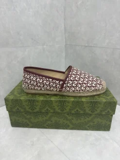 GUCCI Boat Shoes & Espadrilles Canvas (Red-White) EU35-41 A6020260603113589