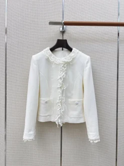 GUCCI Coats & Jackets Linen (White) S-M-L C15202606011288139