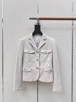GUCCI Coats & Jackets Wool (Beige) S-M-L C25202606011682139