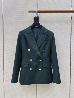 GUCCI Coats & Jackets Wool (Dark green) S-M-L C55202606010258149