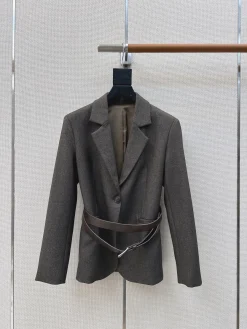 GUCCI Coats & Jackets Wool (Gray) S-M-L C15202606010734139