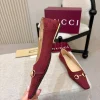 GUCCI Flats & Loafers Canvas (Burgundy) EU35-41 B60202606031147119
