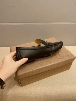 GUCCI Flats & Loafers Leather (Black-Red-Green-Gold) EU37-47 B0020260603115599