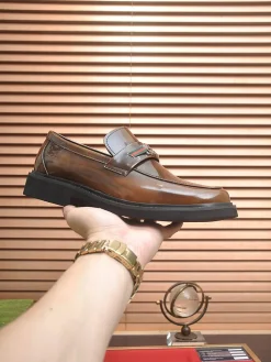 GUCCI Flats & Loafers Leather (Brown-Black) EU38-45 B60202606031156119