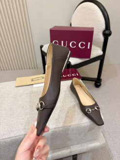 GUCCI Flats & Loafers Leather (Brown) EU35-41 B60202606031145119