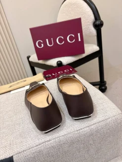 Alternative view of GUCCI Flats & Loafers Leather (Brown) EU35-41 B60202606031145119
