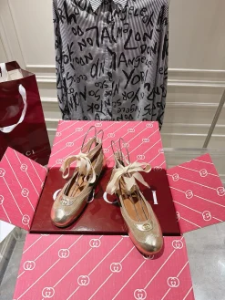 Alternative view of GUCCI Flats & Loafers Leather (Gold-Beige) EU35-41 B60202606031149119