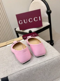 Alternative view of GUCCI Flats & Loafers Leather (Pink) EU35-41 B60202606031148119