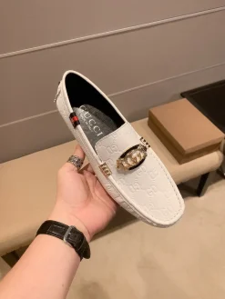 Alternative view of GUCCI Flats & Loafers Leather (White) EU37-47 B0020260603115799