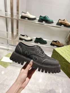 GUCCI Formal Shoes Canvas (Black) EU35-47 B50202606031163119