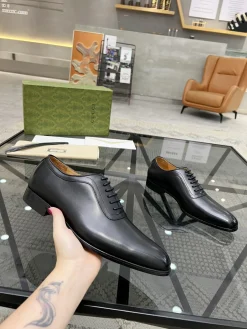 GUCCI Formal Shoes Leather (Black) EU39-44 E90202606033195209