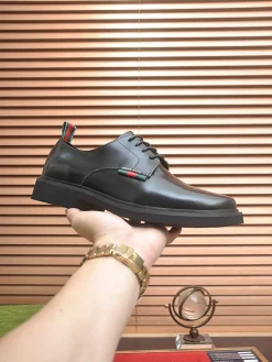 GUCCI Formal Shoes Leather (Black-Red-Green) EU38-45 B60202606031168119