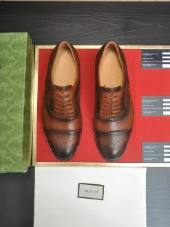 Alternative view of GUCCI Formal Shoes Leather (Brown-Dark Brown) EU39-46 C20202606031172139