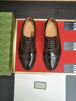 Alternative view of GUCCI Formal Shoes Patent Leather (Brown) EU39-46 C20202606031175139