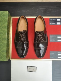 Alternative view of GUCCI Formal Shoes Patent Leather (Brown) EU39-46 C20202606031176139