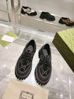 Alternative view of GUCCI Formal Shoes Velvet (Black) EU35-47 B50202606031177119