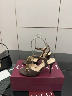 GUCCI Pumps & Heels Canvas (Brown) EU35-42 B70202606031188119
