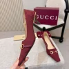 GUCCI Pumps & Heels Canvas (Burgundy) EU35-41 B70202606031179119