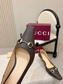 Alternative view of GUCCI Pumps & Heels Leather (Brown) EU35-41 B70202606031194119