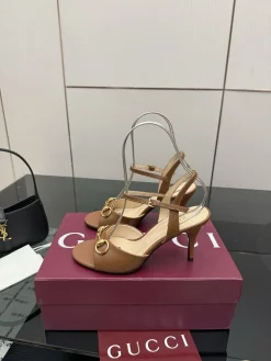 GUCCI Pumps & Heels Leather (Brown) EU35-42 B70202606031187119