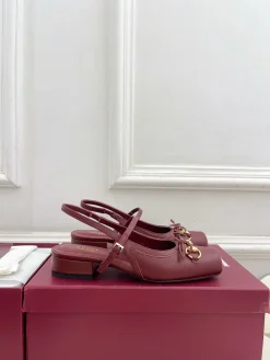 GUCCI Pumps & Heels Leather (Burgundy) EU35-41 B90202606031197129
