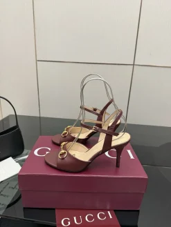 GUCCI Pumps & Heels Leather (Burgundy) EU35-42 B70202606031195119