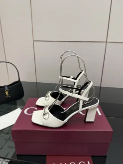 GUCCI Pumps & Heels Leather (White-Black) EU35-42 B70202606031192119