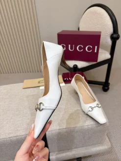 GUCCI Pumps & Heels Leather (White) EU35-41 B70202606031180119